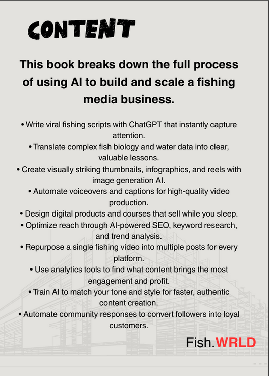 The AI Fishing Content Profit System: CatchAi